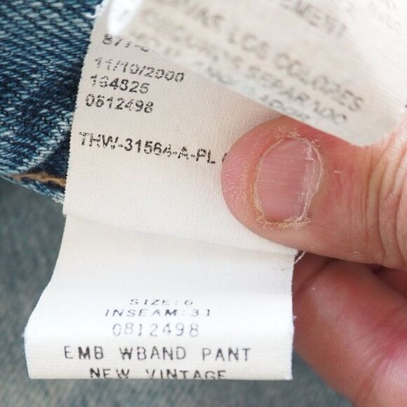 Tommy Hilfiger Vintage Y2K Light Wash Relaxed Fit Jeans Women's 6 x 31 - Picture 9 of 12